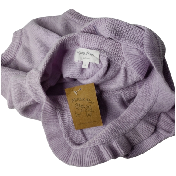 Cashmere 4 Ply Ruffled Romper Adjustable Straps Luxury Cottagecore Bloomers Sz 3 - Picture 6 of 13